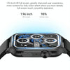KT64 1.96 inch IPS Screen Smart Watch Supports Bluetooth Calls/Blood Oxygen Monitoring(Silver)
