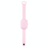 TA-4 10ml Portable Outdoor Silicone Alcohol Liquid Soap Handwashing Fluid Sunscreen Cream Split Bracelet Watch Wristband Sub-packing Box(Pink)