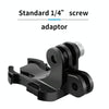 TELESIN GP-MTB-T02-BK Sports Camera Double Head J-Buckle Backpack Quick Release Conversion Accessory