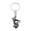 Simulation Cool Motorcycle Keychain Metal Decoration Pendant, Style: X-231 Black