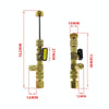 13pcs / Set Air Conditioning Valve Core Disassembly Tool with Rrepair Wrench & Valve Core