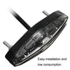 Motorcycle 15LED Brake Light Tail Light Decoration Lamp(White Shell)