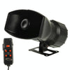 12V 60W Emergency Siren with Mic, 300dB, 5 Tones