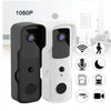 Tuya Smart WiFi Video Doorbell | 1080P HD | 2-Way Audio | Black
