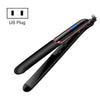 35W 2 In 1 Curling and Straightening Dual-use Electric Splin,Specification: US Plug(Black)