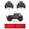 JJR/C 16103A 2.4G Wrangler Electric RC 4WD Off-road Vehicle(Black)