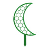 Plastic Moon Climbing Stands Balcony Pot Plant Hauling Gardening Decorative Flower Holder(Green)