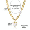 N2210-8 Thick Chain Love Ladies Temperament Necklace Collarbone Chain