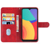Leather Phone Case For Alcatel 3L 2021 / 1S 2021 / Vodafone Smart V12(Red)