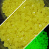 Glow Stones Yellow, 200 Resin Pebbles for Garden & Aquarium