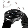 X5 1.32 Inch Round Screen Silicone Strap Smart Health Watch Supports Body Temperature Monitoring, ECG Monitoring, Blood Pressure(Black)