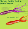 12 in 1 Salted Shrimp Type Fishy Lure Soft Bait Soft 88mm/2.2g (12pcs/bag)(SL-2006-E)