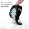 Honeycomb Heel Pad Plantar Fascia Pad Soft Sports Shock Absorption Insole(Black)
