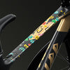 ENLEE E14611 10pcs /Set Bicycle TPU Invisible Film Road Bike Body Jersey Color Changing Membrane, Model: Doodle