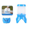 Outdoor Camping Portable Car Retractable Folding Bucket With Faucet, Capacity: 9.5L