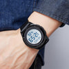 SKMEI 2047 Multifunctional Men 50M Waterproof Sports Digital Wrist Watch(Gold+Black)
