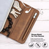 3-fold Stand Magnetic Tablet Sleeve Case Liner Bag For iPad 9.7 / 10.2 / 10.5 / 10.9 / 11 inch(Dark Brown)
