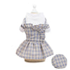 Grey Dog Summer Dress, Size L - Breathable Cotton
