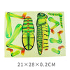 Children Insects Cognition DIY 3D Puzzle KT Board Handmade Simulation Animal Model Toys, Model: Locust