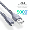DUZZONA A7 2.4A USB to 8 Pin Charging Data Cable, Length:1m
