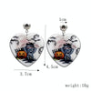 Halloween Acrylic Earrings Personality Festive Jewelry, Style: E000173 Love