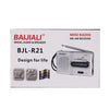 BAIJIALI BJLR21 Simple Retro Radio Full-Band Built-In Speaker Outdoor Portable Audio(Silver Gray)