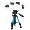 JMARY KP-2203 Portable Aluminum Alloy Telescopic SLR Camera Phone Photography Tripod(Black)