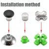 For PS5 Joystick 8pcs /Set Gamepad Metal Buttons Mushroom Head Magnetic Base Cross Keys Accessory Set