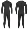 DIVESTAR 3mm Adult One Piece Wetsuit Long Back zipper Warm Diving Surf Suit, Size: M(Black)