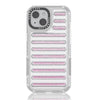 For iPhone 15 Capsule Glitter TPU Hybrid PC Airbag Phone Case(Pink)