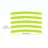 20pcs /Set Car Wheel Reflective Stickers 3D Personal Decoration Tire Warning Stickers(Fluorescence)