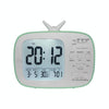 G179 Retro TV Alarm Clock Student Dormitory Bed Electronic Clock(Green English Version)