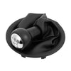 Car 5 Speed Gear Lever Hand Ball Leather Gear Shift Knob with Dustproof Cover for Citroen Berlingo III MK3 / Peugeot Partner 2008-