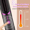 Wireless Hair Straightening Comb USB Charging Curling Iron(Gray)