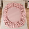 3pcs /Set Cotton Beds Bedspread 4 Seasons Universal Dustproof Slip-proof Bed Sheet With Pillowcase, Size: 200x220cm(Pink)
