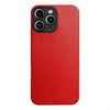 For iPhone 11 Pro Litchi Texture TPU Black Lens Frame Phone Case(Red)
