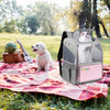 FUNADD Foldable Cat Backpack Carrier - Pink - Breathable Mesh