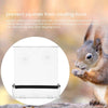 Clear Acrylic Square Bird Feeder - Durable & Weatherproof