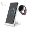NILLKIN NKT12 3-in-1 Wireless Charger with Garmin Watch Charger, Plug Type:EU Plug (White)