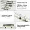 316 Stainless Steel Siamese Mooring Bollard For Marine Boat Yacht, Specification:  6 inch