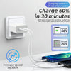 M160 PD 40W Dual Type-C Fast Charger, Specification:US Plug(White)