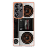 For Samsung Galaxy S25 Ultra 5G Electroplating Marble Dual-side IMD Phone Case(Retro Radio)