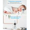 2.4" Wireless Video Baby Monitor with Night Vision, 2-Way Audio & Temperature Sensor - EU Plug
