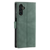 For Samsung Galaxy A36 Nail Skin Feel Stitching Calf Texture Leather Phone Case(Green)