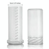 Transparent Plastic Travel Beard Brush Storage Tube