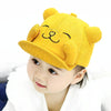 MZ8986 Cartoon Cat Embroidery Pattern Baby Hat Spring and Autumn Thin Cap Children Sunscreen Sun Hat, Size: Suitable for Baby 6-24 Months(Pink)