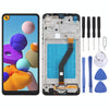 Samsung Galaxy A21/SM-A215 Black LCD Screen & Digitizer Assembly with Frame