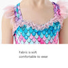 Girls One Piece Dress Swimwear Mermaid One Piece Swimsuit, Size: 120cm