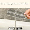 Household Soap Drain Box Bathroom No-Punch Shelves, Color: White 1 Layer