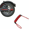 2 in 1 Electric Scooter Disc Brake Lock Multi-Function Reinforced Anti-Theft Lock Accessory for Xiaomi Mijia M365, Packing specification: Wire Rope (Red)